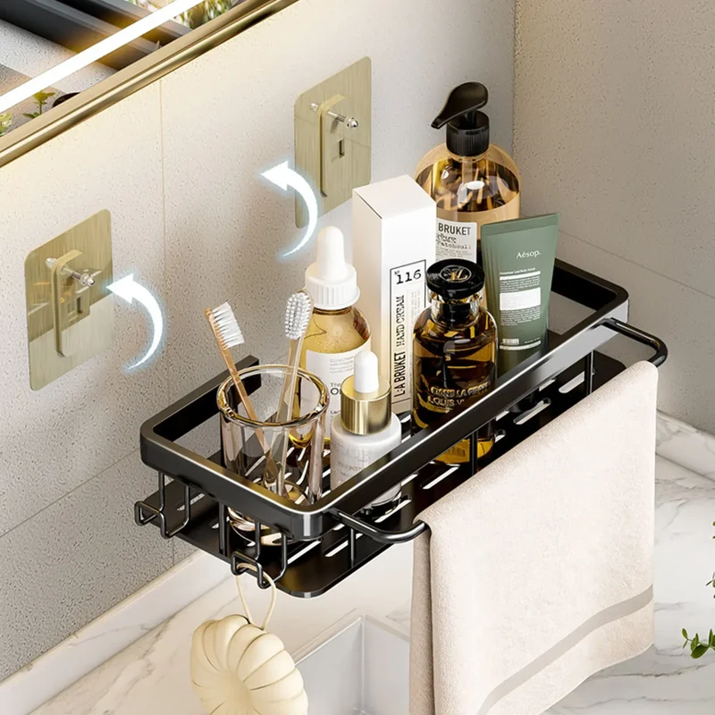Shower shelf without drilling aluminum | Stornfield