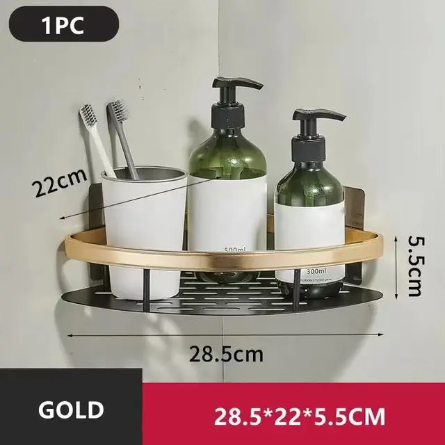 Shower shelf without drilling aluminum | Stornfield