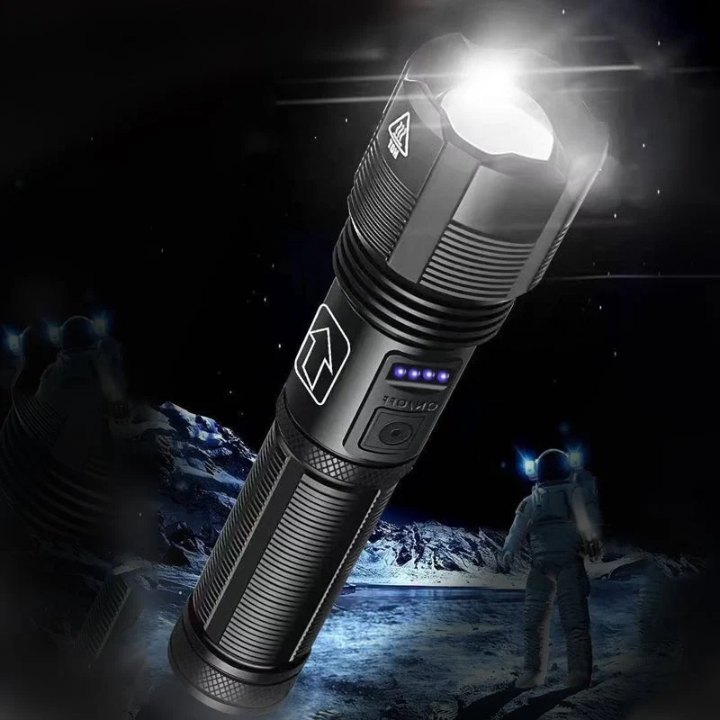 Waterproof USB Rechargeable Glare Flashlight | Stornfield