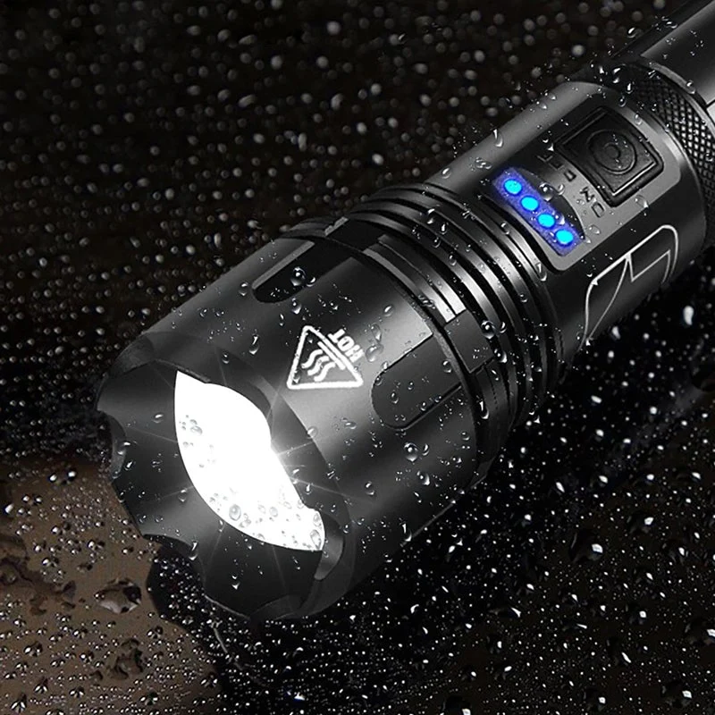 Waterproof USB Rechargeable Glare Flashlight | Stornfield