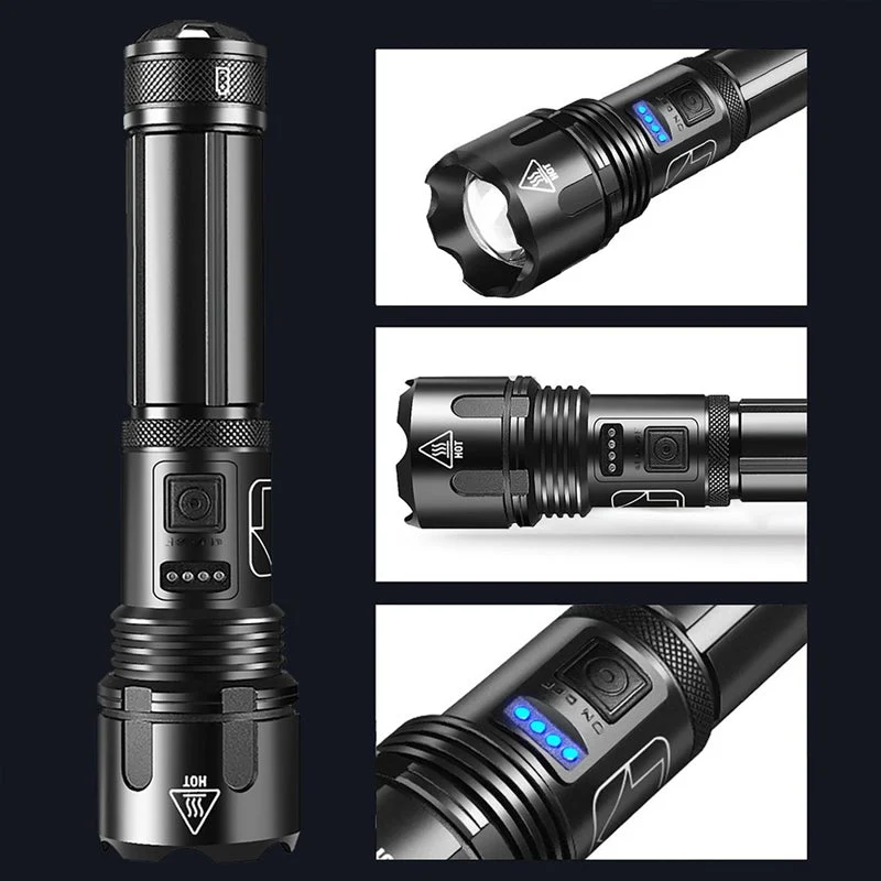 Waterproof USB Rechargeable Glare Flashlight | Stornfield