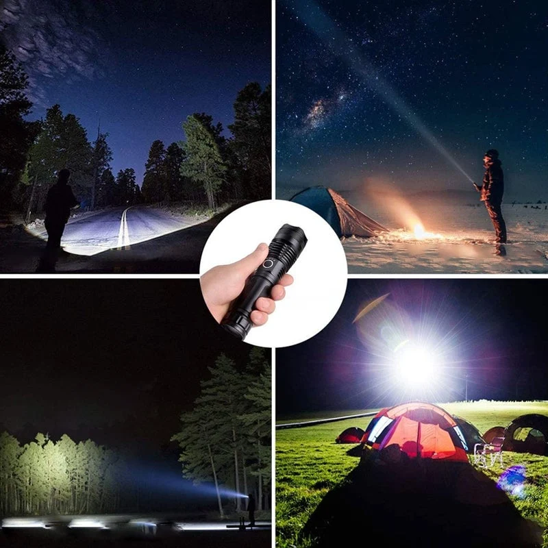 Waterproof USB Rechargeable Glare Flashlight | Stornfield