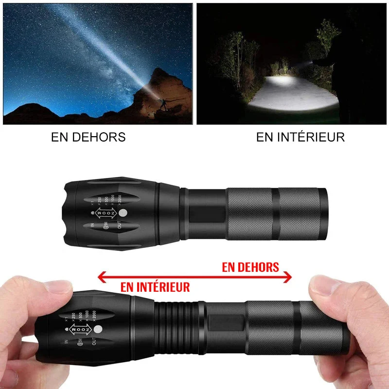 Military Ultra-Power Flashlight | Stornfield