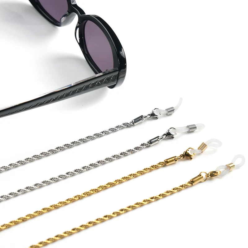 Twisted Metallic Eyewear Chain Stornfield