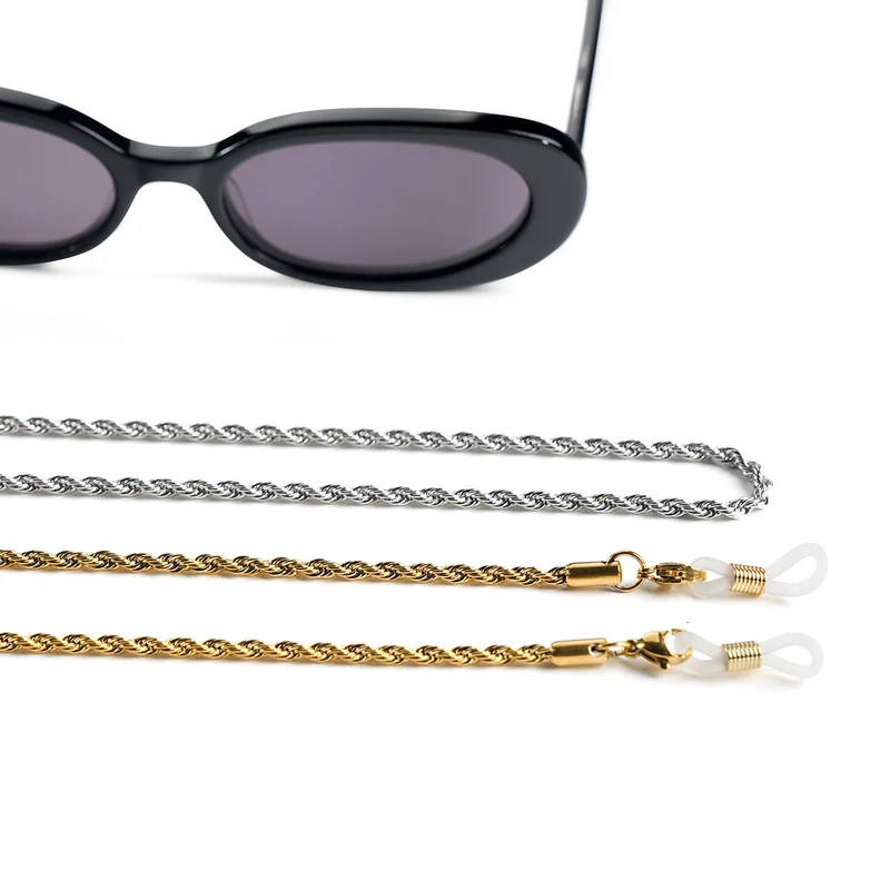 Twisted Metallic Eyewear Chain Stornfield