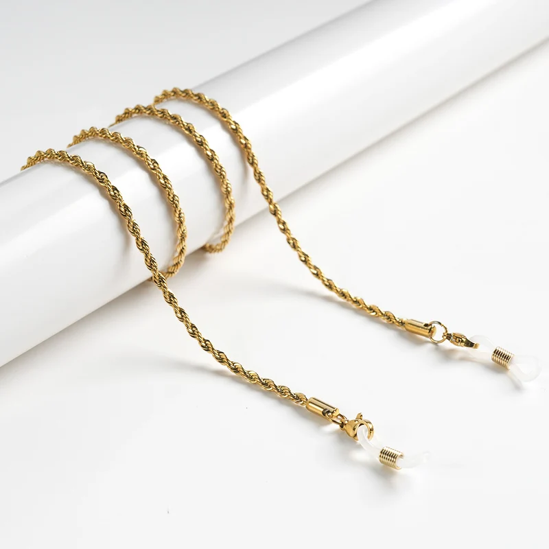 Twisted Metallic Eyewear Chain Stornfield