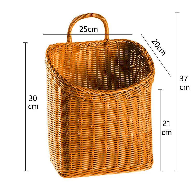 Woven Storage Basket with Handles Stornfield