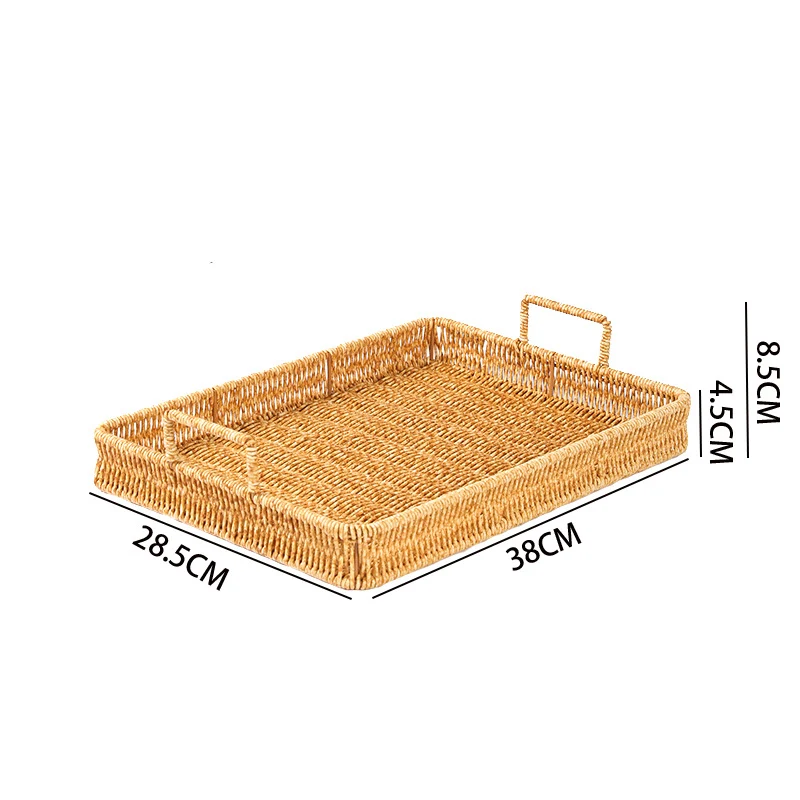 Woven Rectangular Serving Tray Stornfield