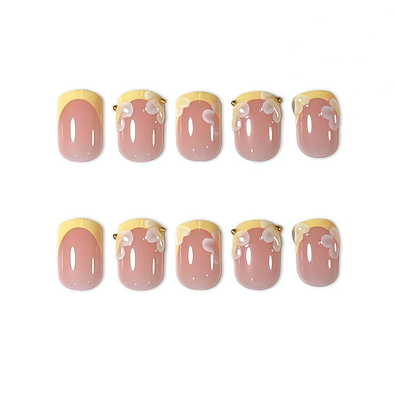 Dekorative florale Acrylnagelverlängerungen Karnz