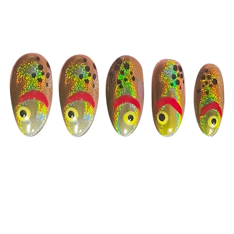 Kreatives Fische-Themen Nagelkunst Set Karnz