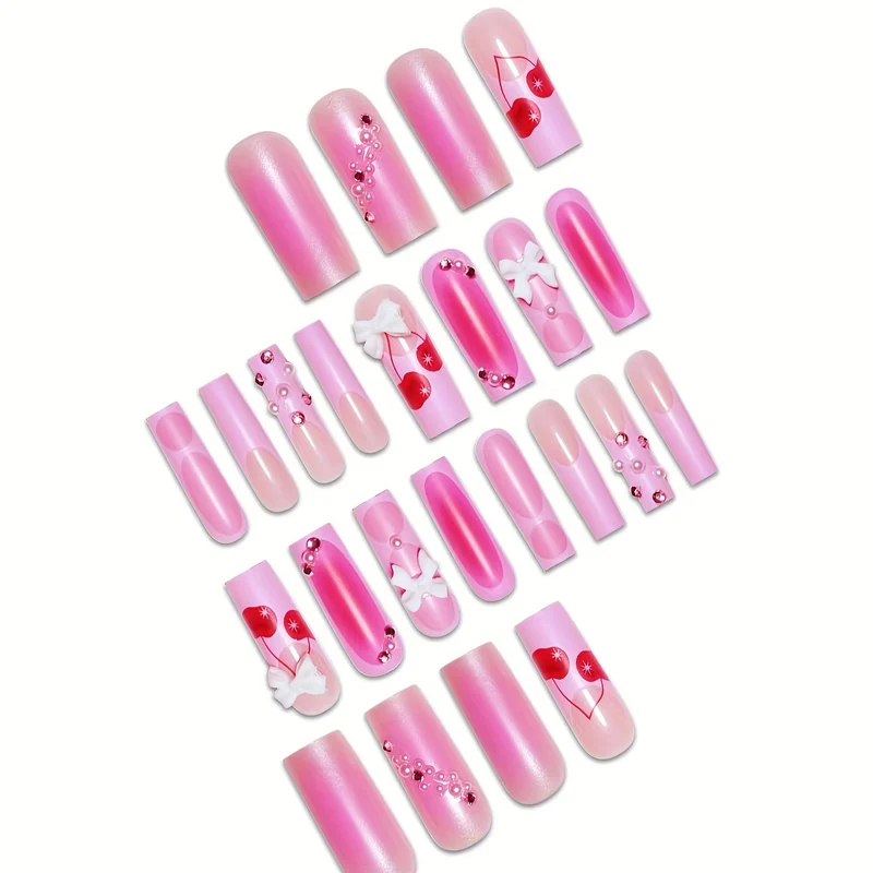 Kreatives Kirschblüten-Nagelkunst-Set Karnz