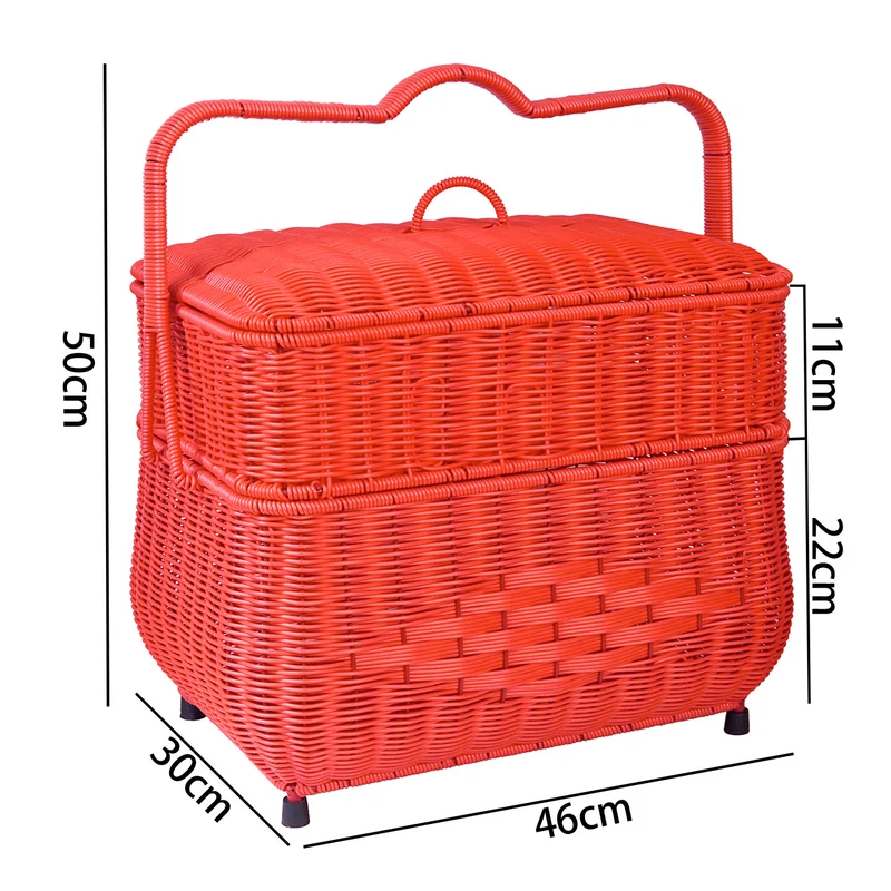 Versatile Woven Picnic Storage Basket Stornfield