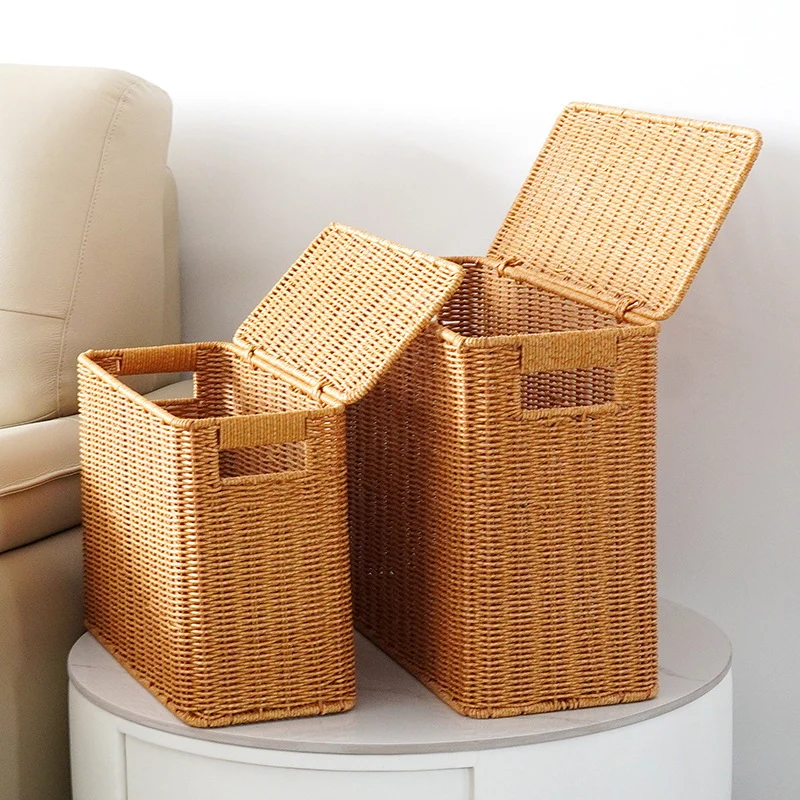 Versatile Wicker Organizer Basket Stornfield