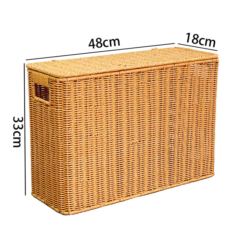 Versatile Wicker Organizer Basket Stornfield
