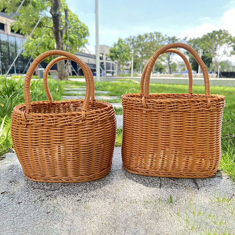 Stylish Handwoven Wicker Picnic Basket Stornfield