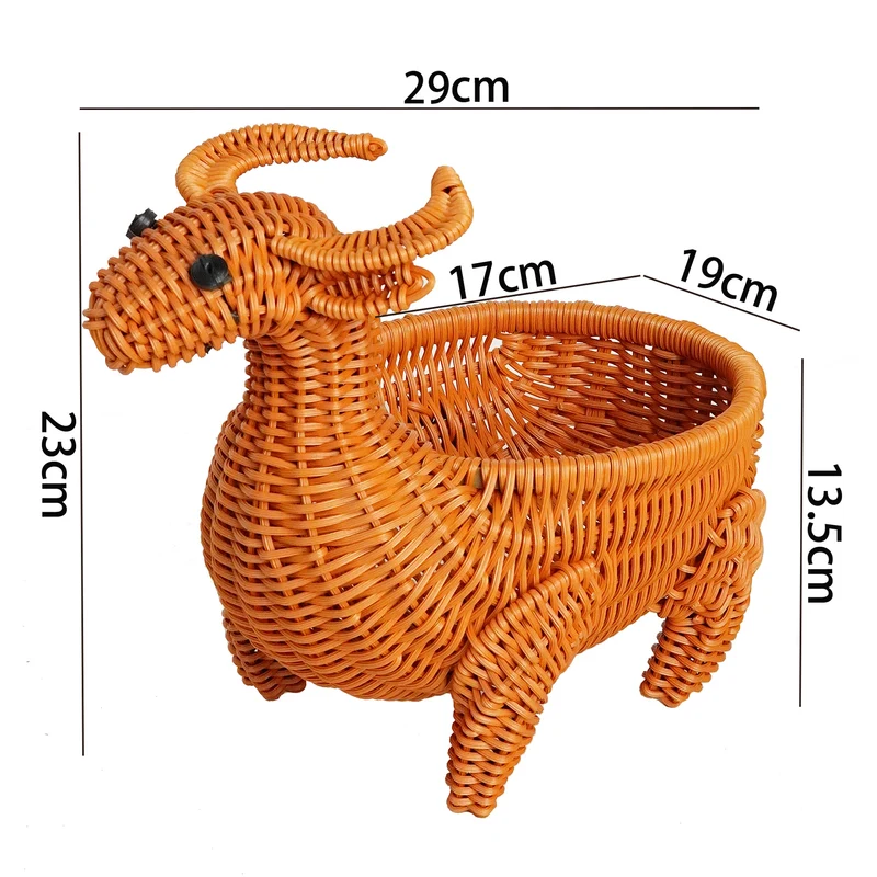 Decorative Woven Duck-Shaped Basket Stornfield
