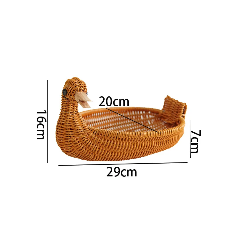 Decorative Woven Duck-Shaped Basket Stornfield
