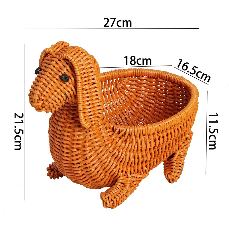 Decorative Woven Duck-Shaped Basket Stornfield