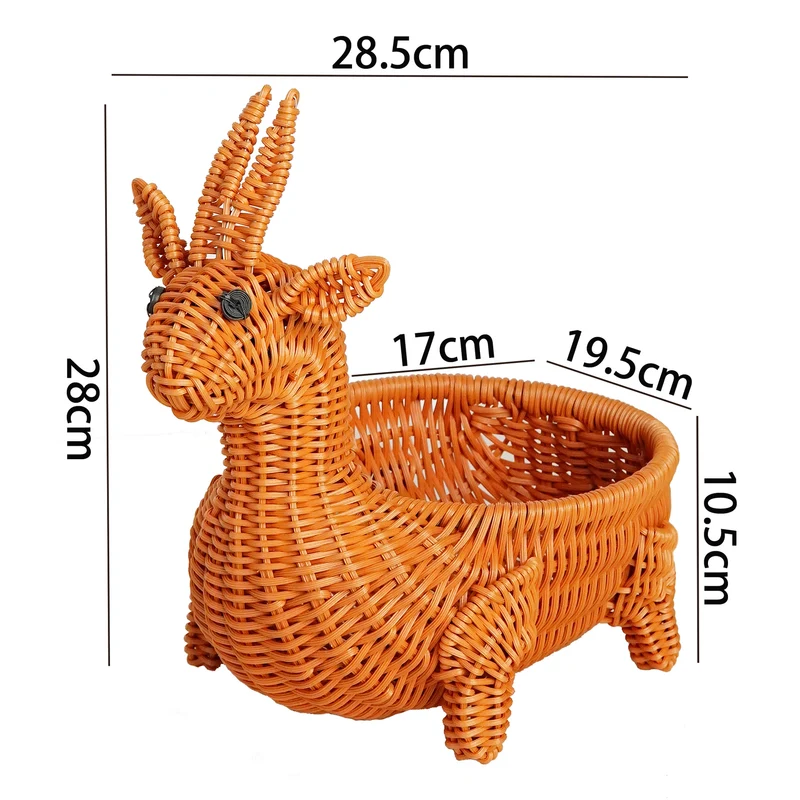 Decorative Woven Duck-Shaped Basket Stornfield