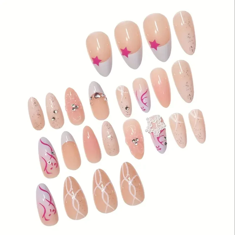 Künstlerische Gel Nagelverlängerungen Karnz