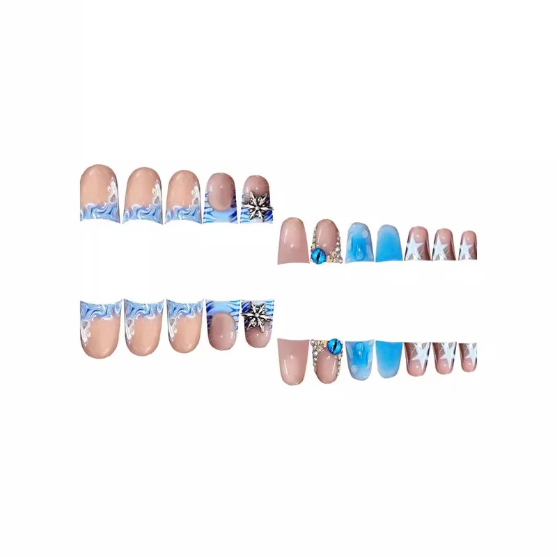 Künstlerisches Gel-Nagelkunst-Design Karnz