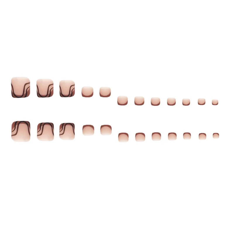 Künstlerische Französische Spitzen Nagelkunst Karnz