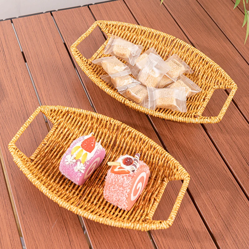 Decorative Handwoven Serving Tray Stornfield