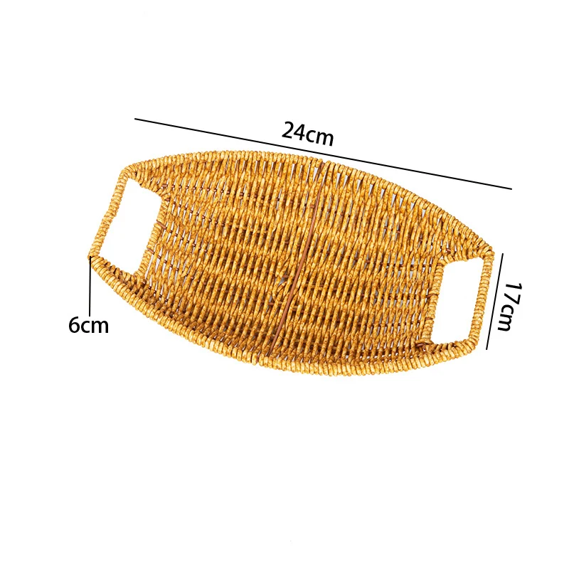 Decorative Handwoven Serving Tray Stornfield