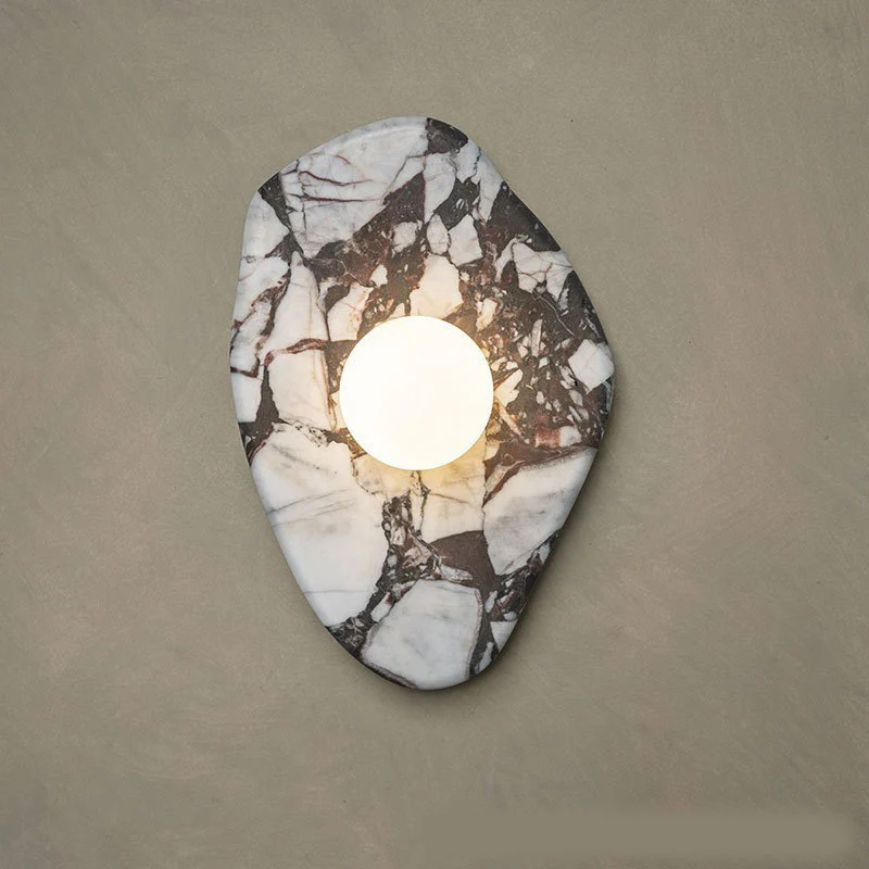 Elegant Artistic Marble Wall Sconce