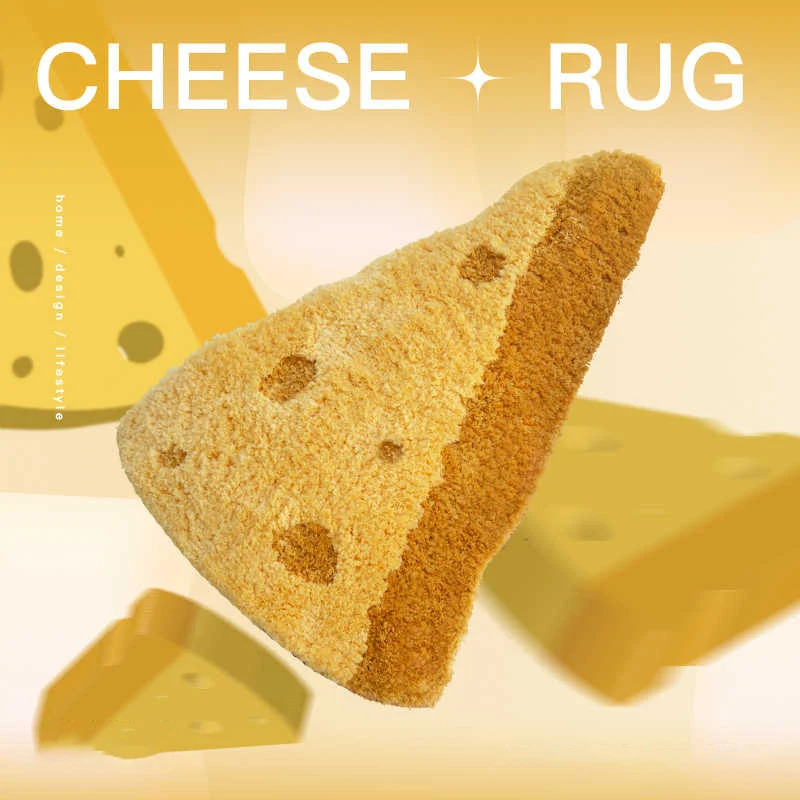 Decorative Cheese Shaped Rug
