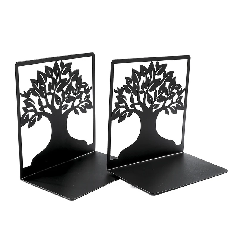 Dekorative Metallbaum-Design-Bücherstützen