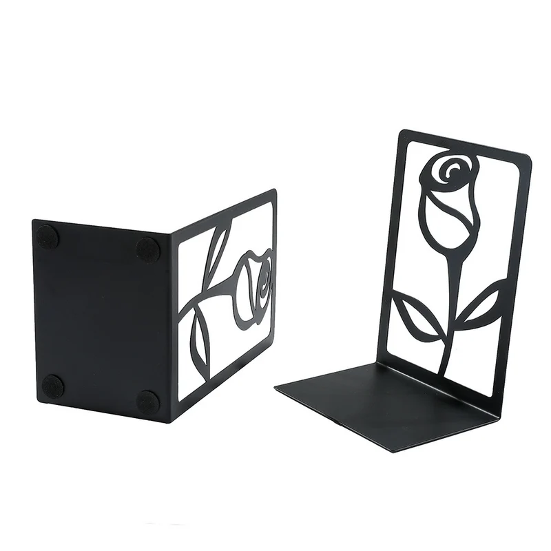 Dekorative Blumen Metall Buchstützen