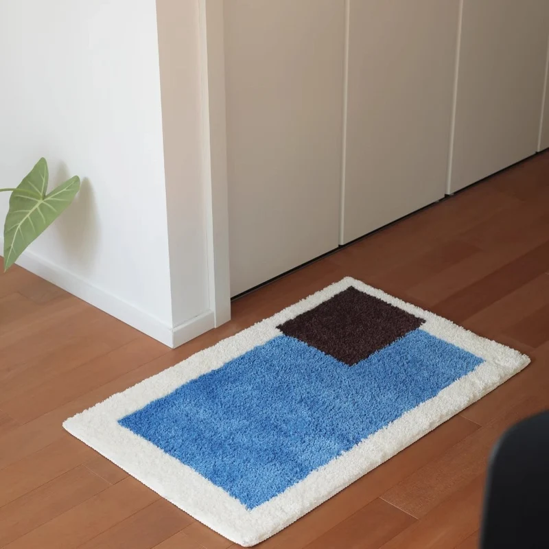 Contemporary Geometric Bath Mat