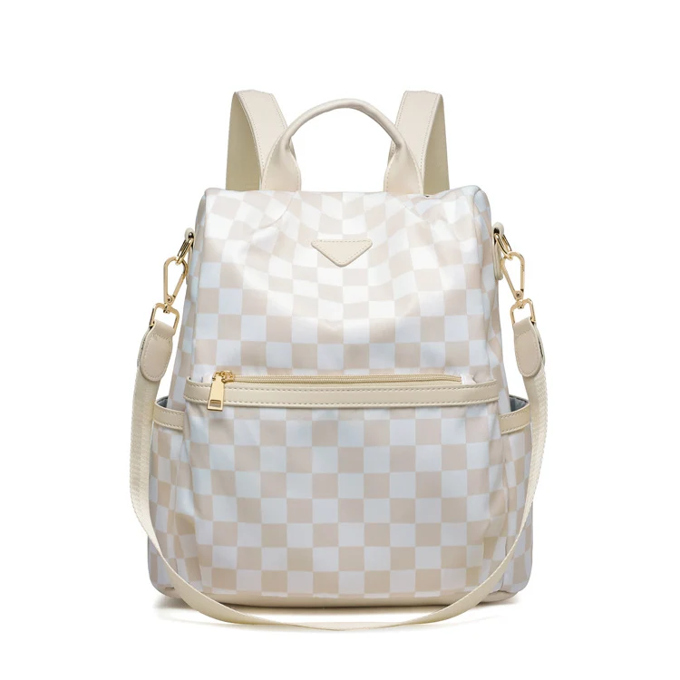 Stylish Checkered Backpack Stornfield