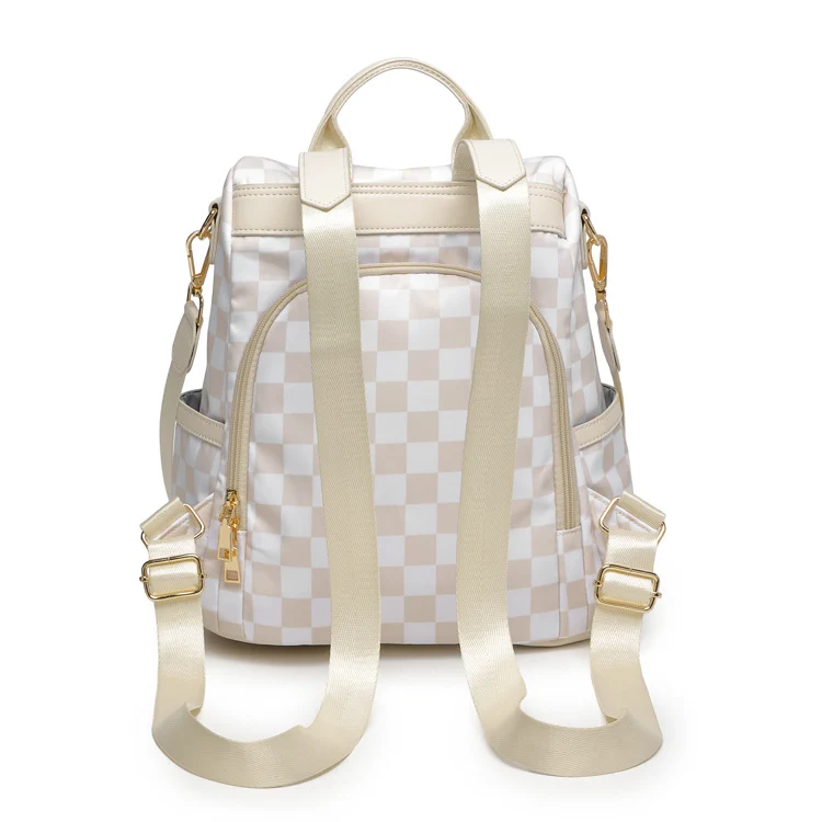 Stylish Checkered Backpack Stornfield