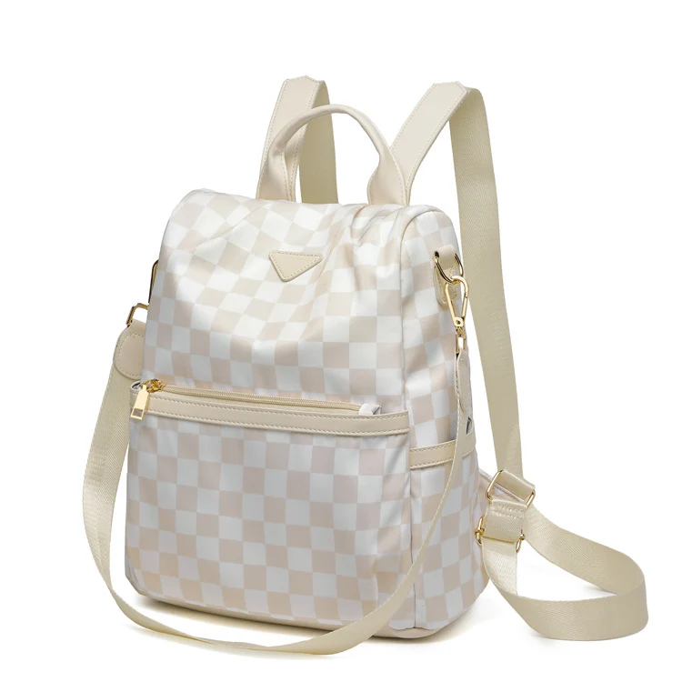 Stylish Checkered Backpack Stornfield
