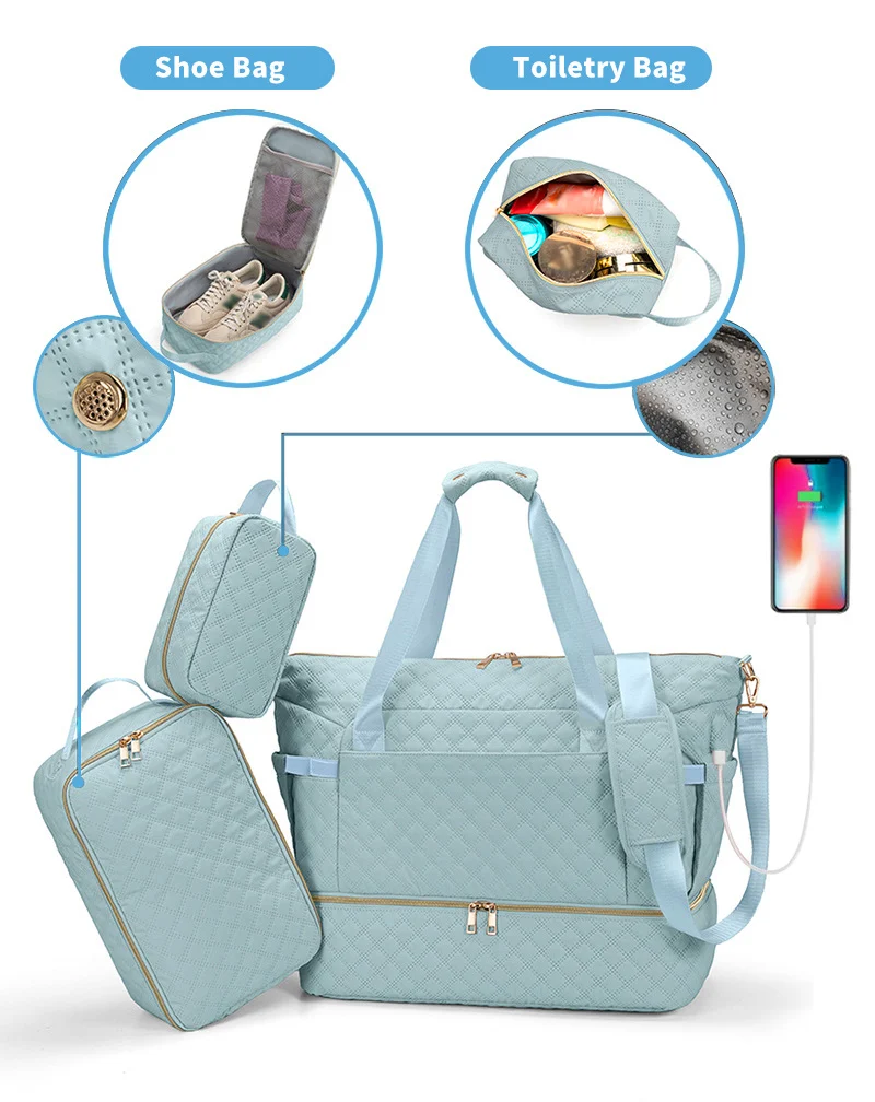 Quilted Weekender Bag Stornfield