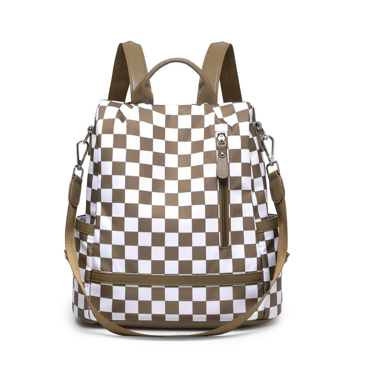 Stylish Checkered Backpack Stornfield