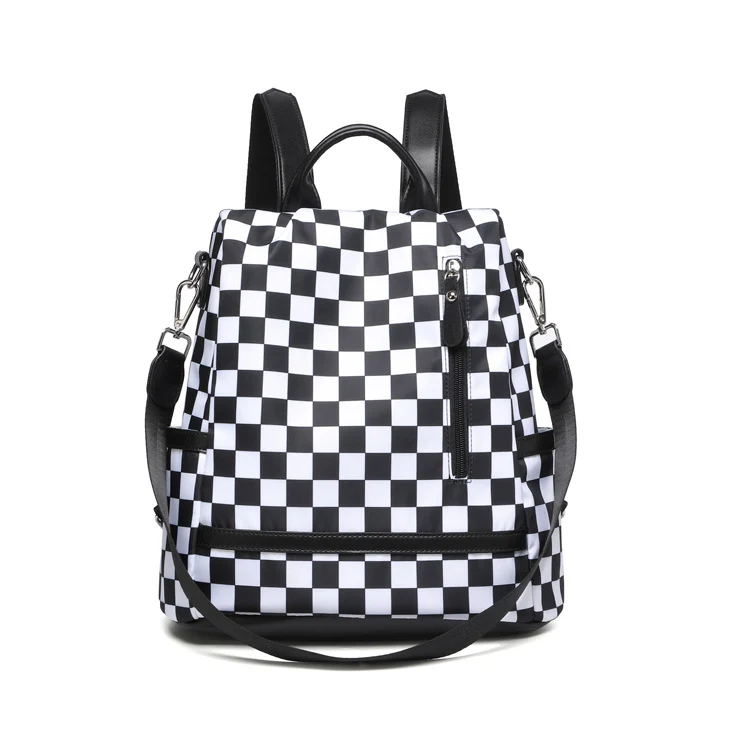 Stylish Checkered Backpack Stornfield
