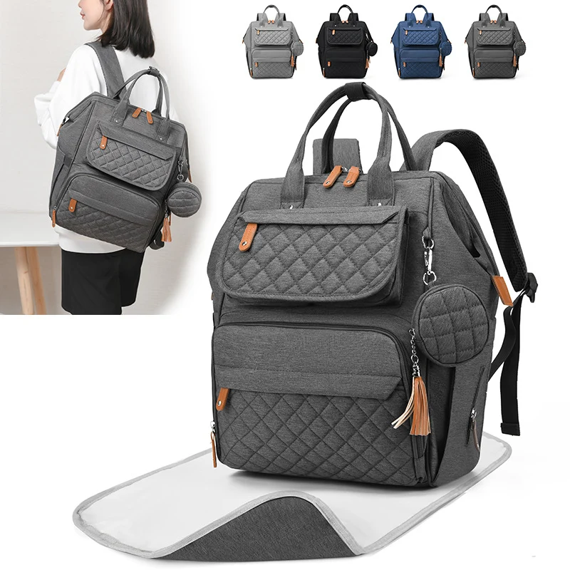 Quilted Multi-Functional Diaper Backpack Stornfield