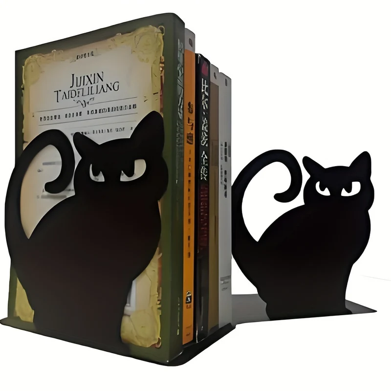 Dekorative Katzenbuchstützen
