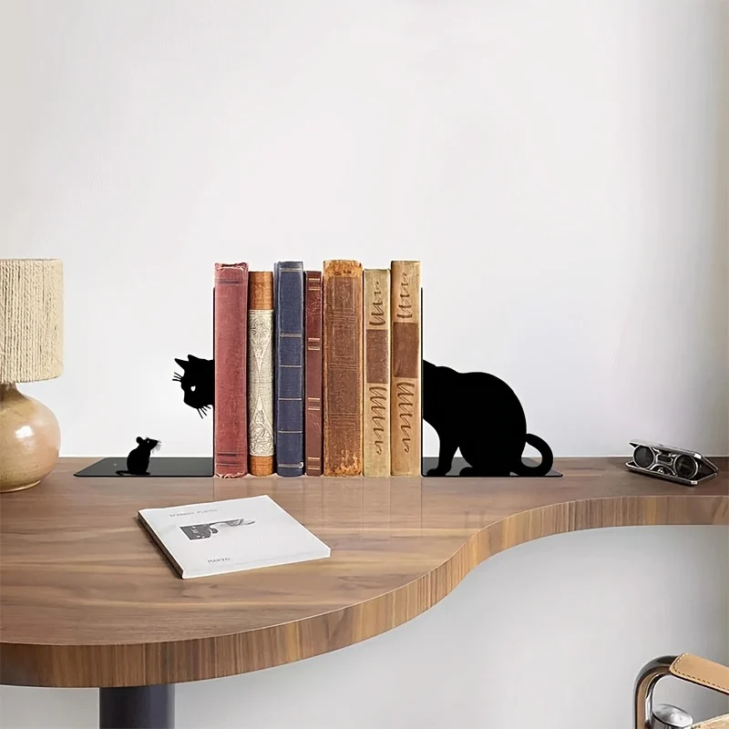 Dekorative Katzenbuchstützen