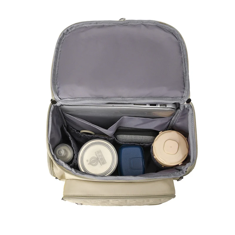 Quilted Multi-Compartment Travel Backpack Stornfield