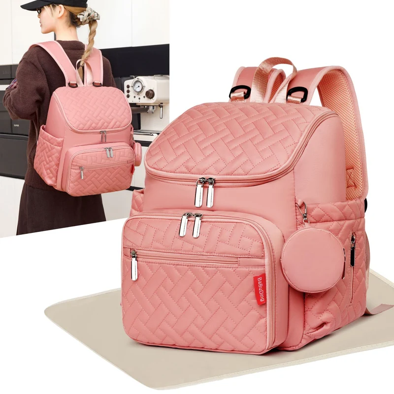 Quilted Multi-Compartment Backpack Stornfield