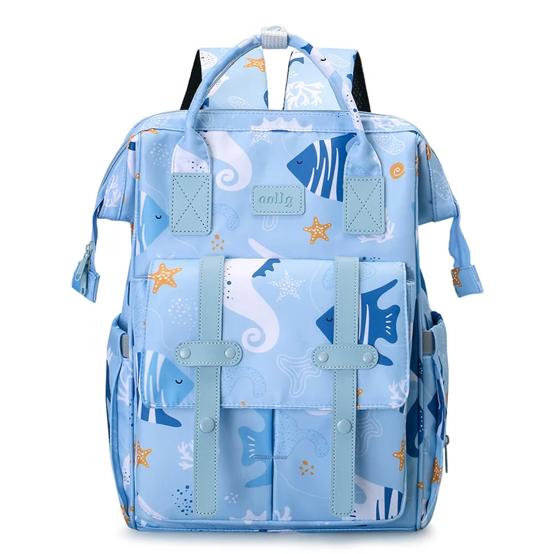 Versatile Character-Themed Baby Care Backpack Stornfield