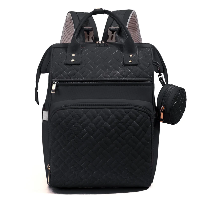 Quilted Multi-Compartment Travel Backpack Stornfield