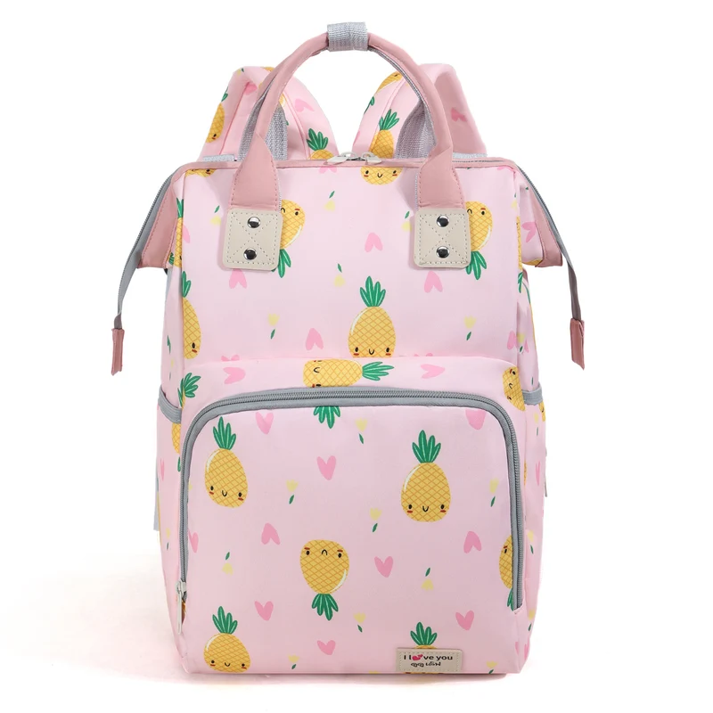 Playful Pineapple Print Diaper Backpack Stornfield