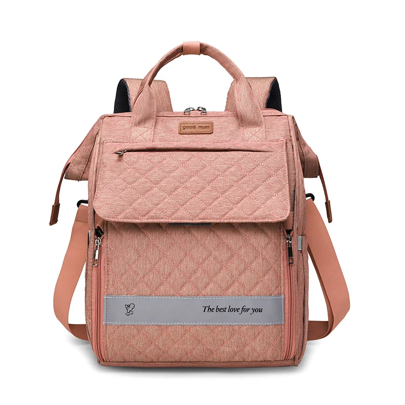 Multi-Pocket Quilted Baby Care Backpack Stornfield