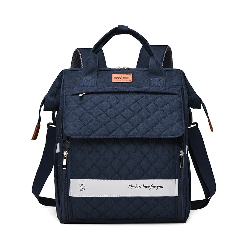 Multi-Pocket Quilted Baby Care Backpack Stornfield
