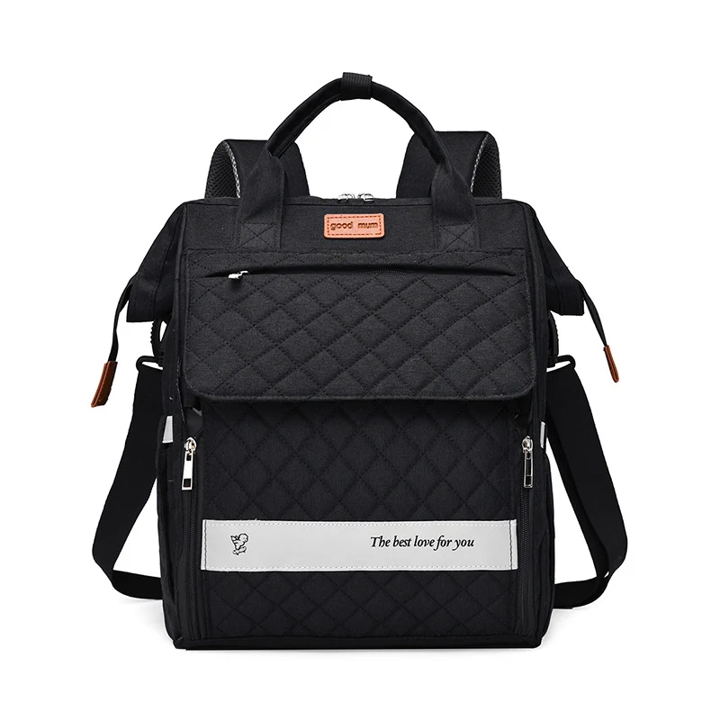 Multi-Pocket Quilted Baby Care Backpack Stornfield